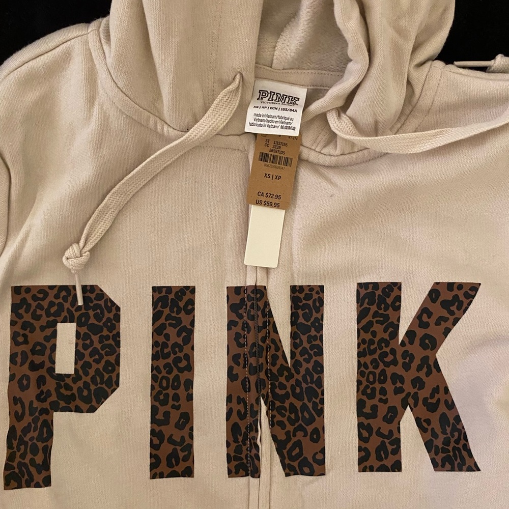 PINK Beige and Leopard print Jacket